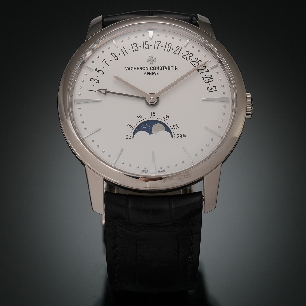 VACHERON CONSTANTIN(USED)바쉐론 콘스탄틴 패트리모니 문페이즈 레트로 그레이드 데이트